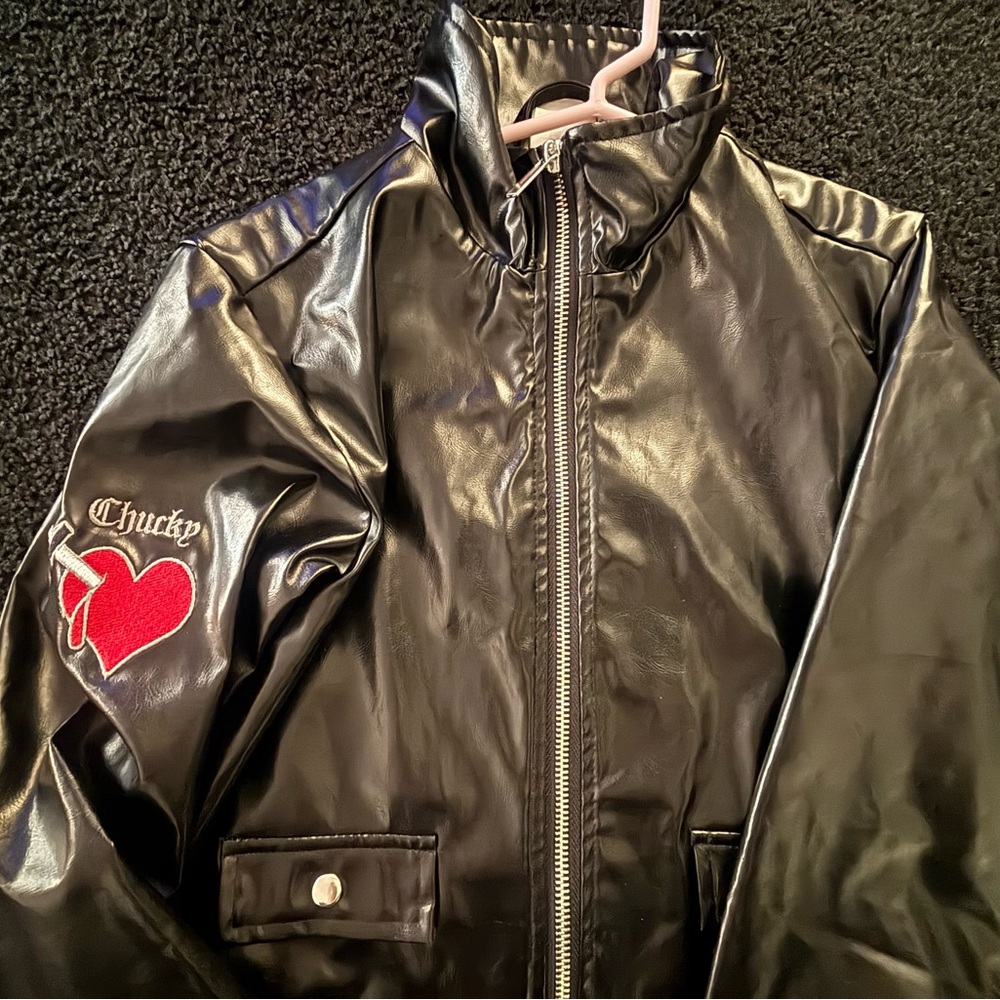 Bride of Chucky Tiffany Black Faux Leather Jacket
